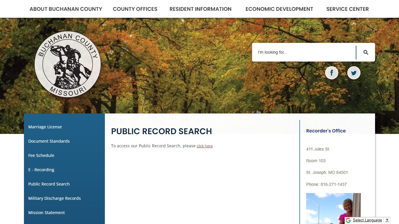 Public Record Search | Buchanan County, MO - Official Website - CivicPlus