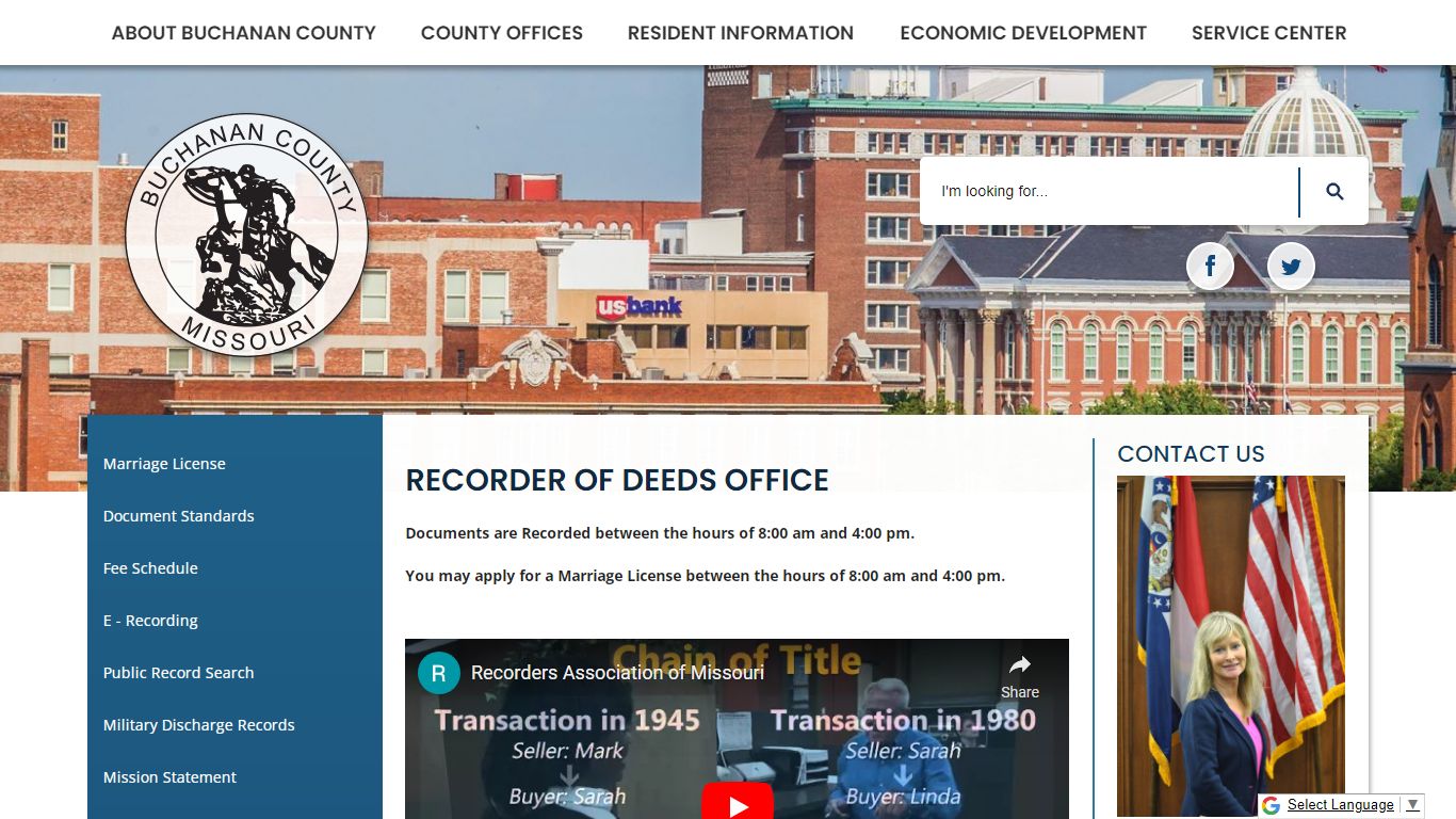 Recorder of Deeds Office | Buchanan County, MO - Official Website
